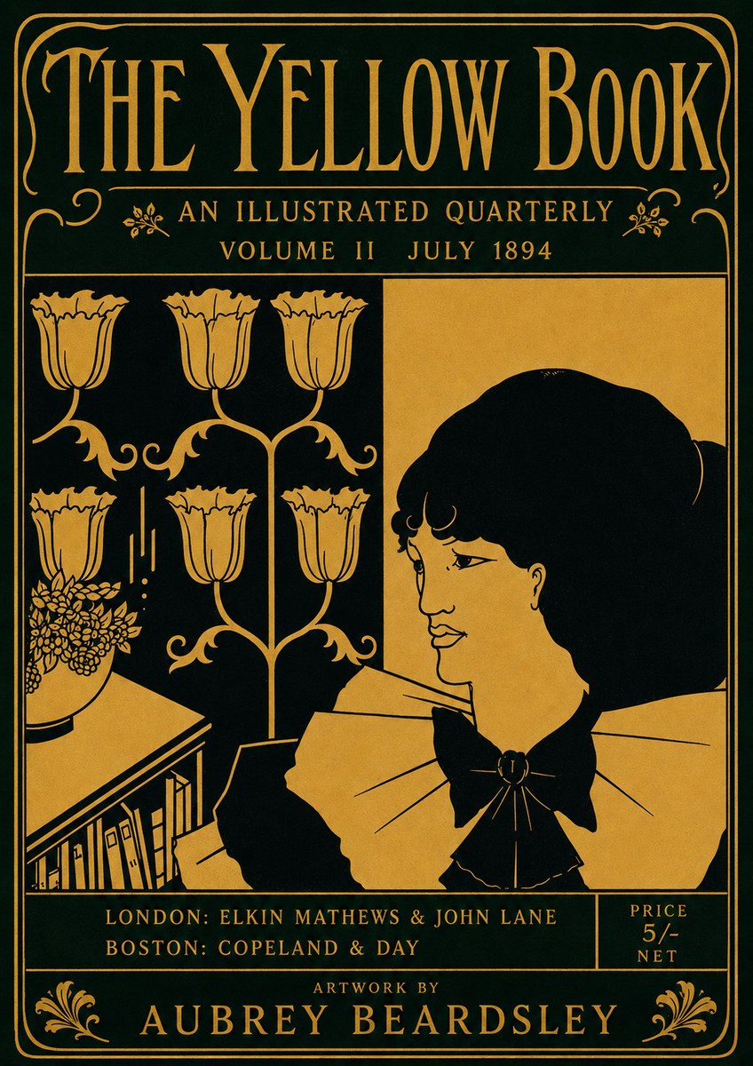 Aubrey Beardsley The Yellow Book - Volume Ii July 1894 No4 - Poszter