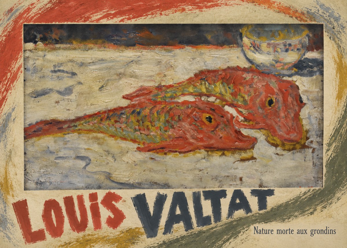 Louis Valtat Nature Morte Aux Grondins No4 - Poszter