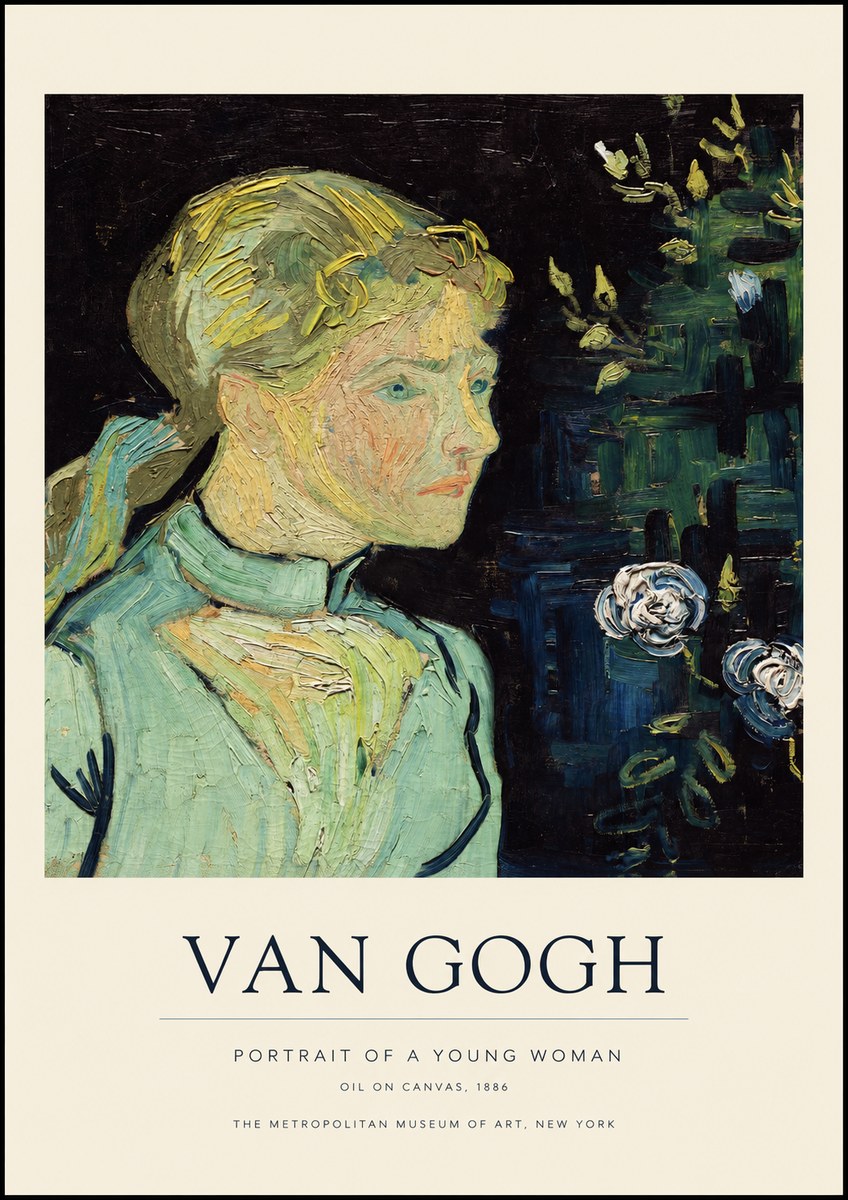 Van Gogh Portrait of a Young Woman No1 - Poszter