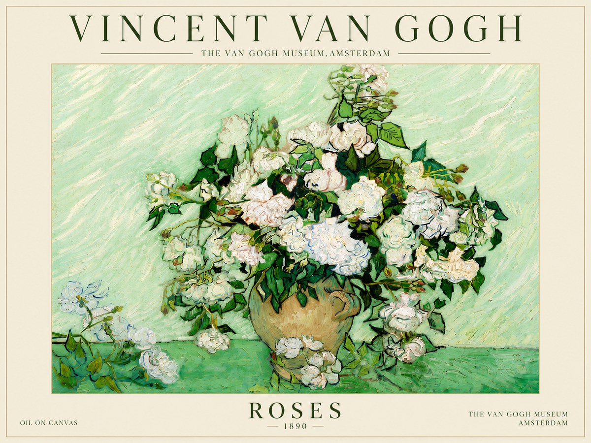 Van Gogh Roses II No6 - Poszter