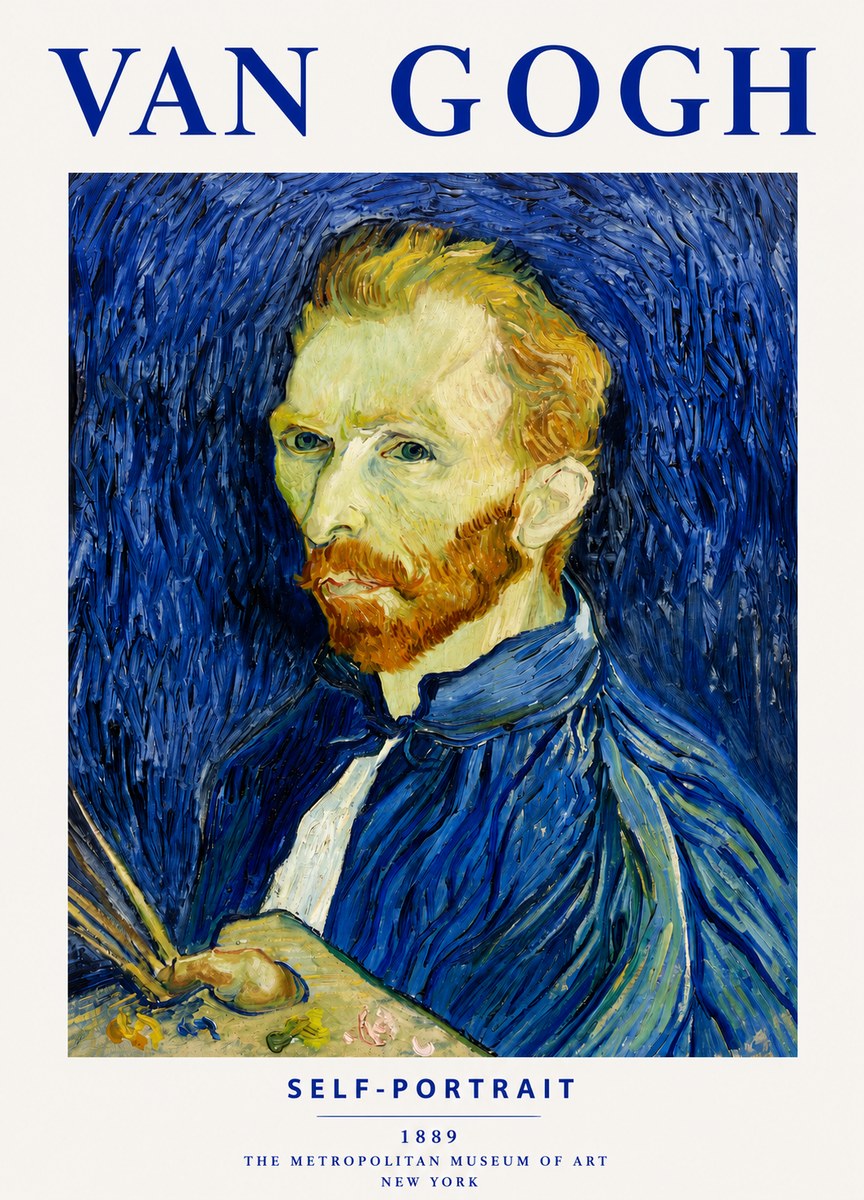 Van Gogh Self-portrait I No4 - Poszter