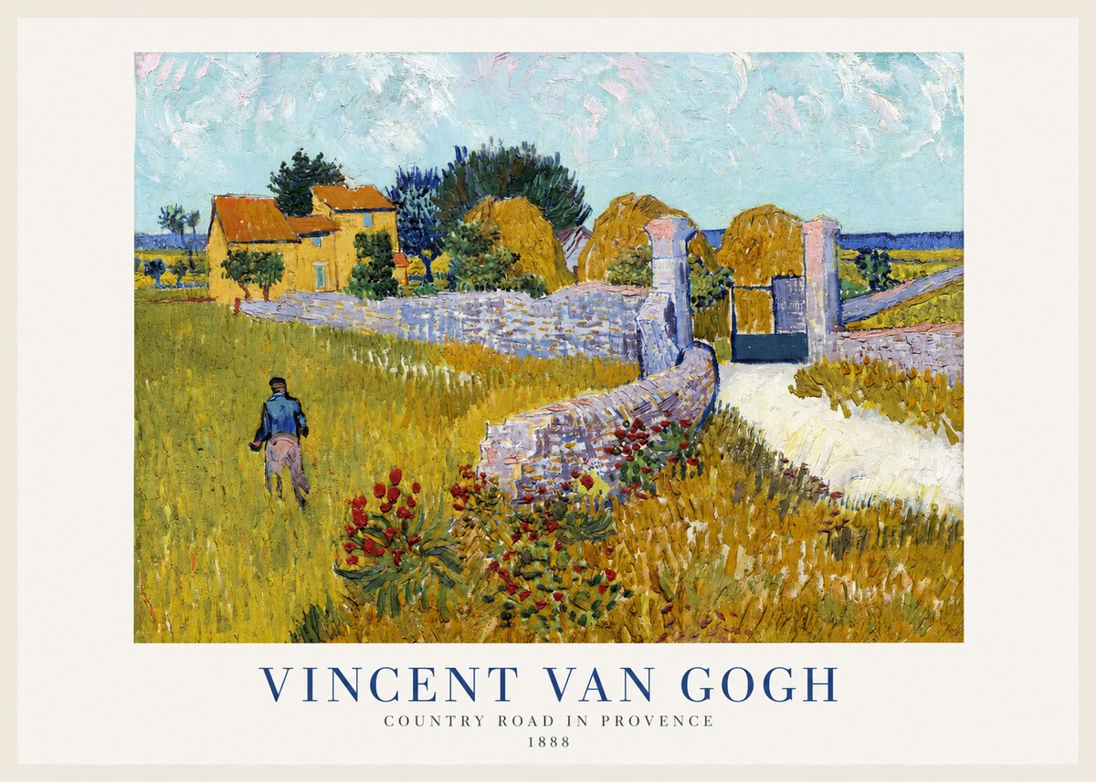 Van Gogh Country Road in Provence I No1 - Poszter