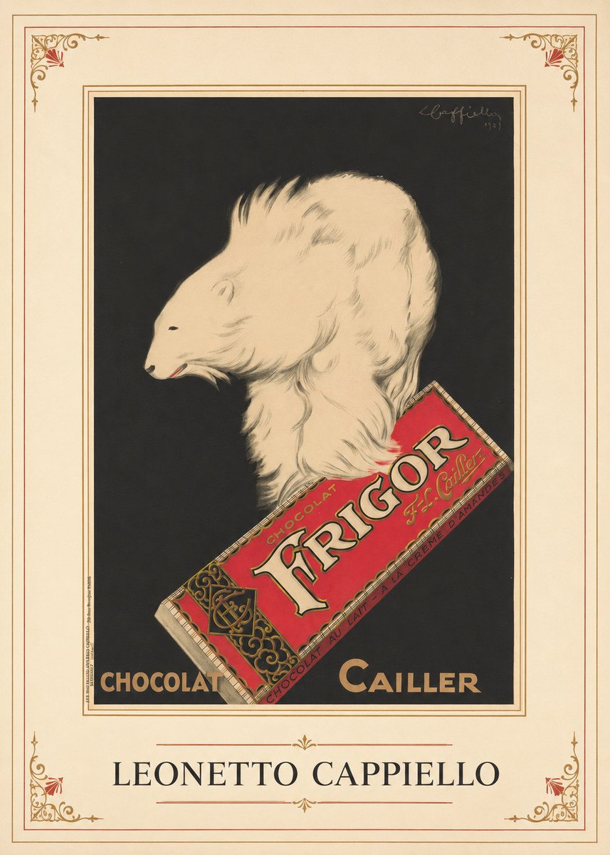 Leonetto Cappiello Chocolat Frigor No1 - Poszter