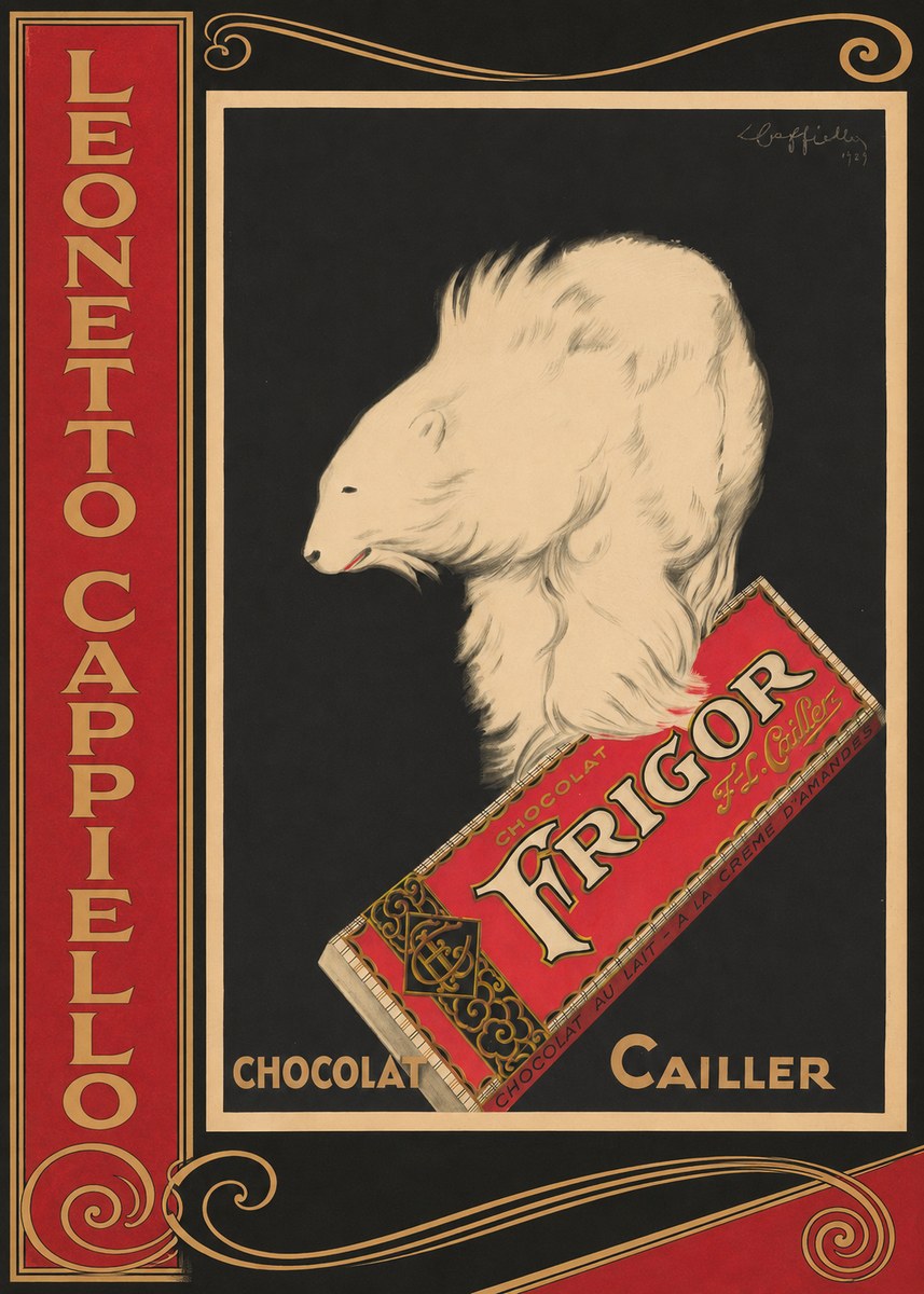 Leonetto Cappiello Chocolat Frigor No2 - Poszter