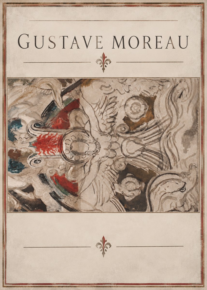 Gustave Moreau Decorative Composition No2 - Poszter