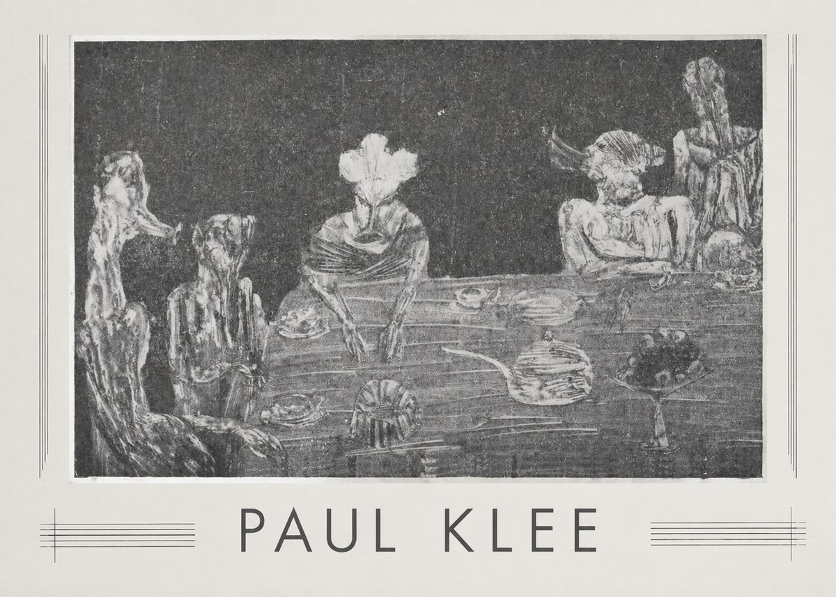 Paul Klee Die Mahlzeit No1 - Poszter