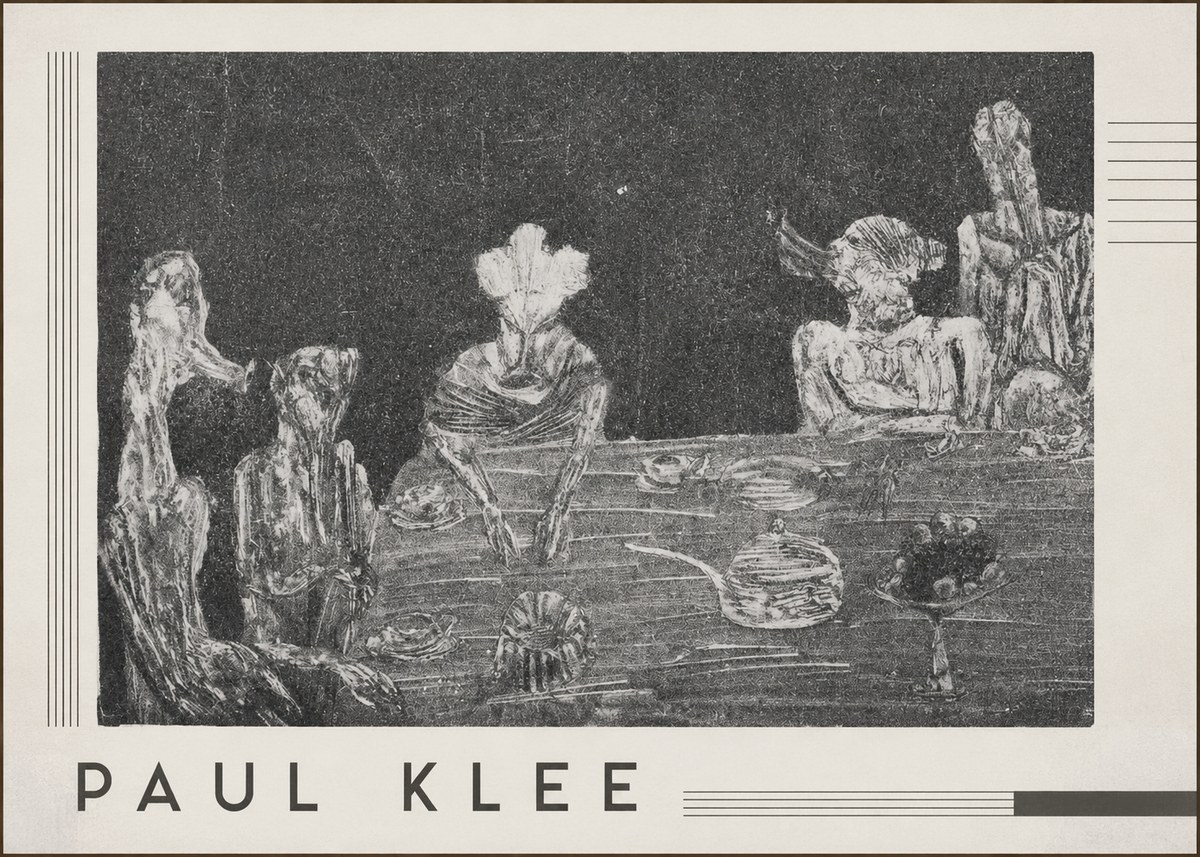 Paul Klee Die Mahlzeit No3 - Poszter