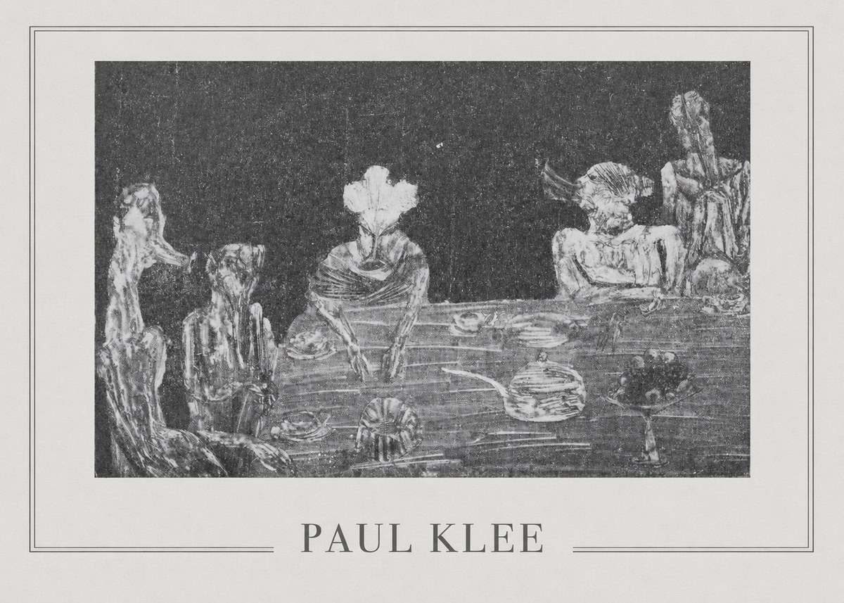 Paul Klee Die Mahlzeit No5 - Poszter