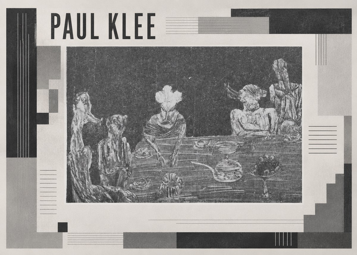Paul Klee Die Mahlzeit No6 - Poszter