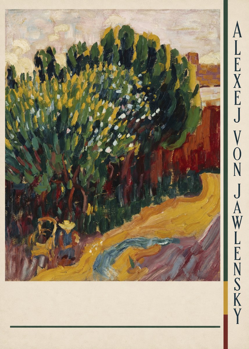 Alexej von Jawlensky Park Landscape (Murnau) No2 - Poszter