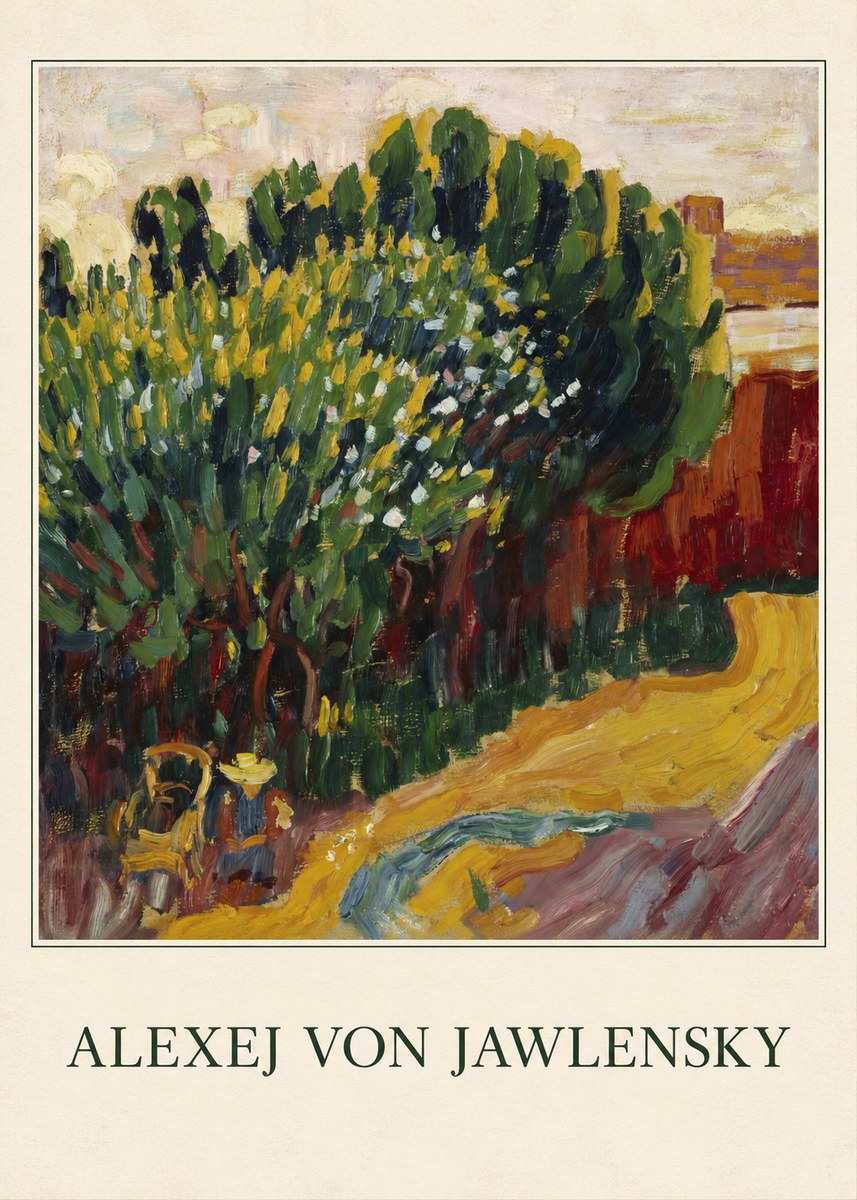 Alexej von Jawlensky Park Landscape (Murnau) No4 - Poszter