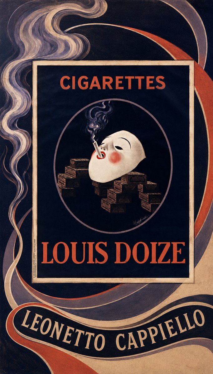 Leonetto Cappiello Cigarettes Louis Doize No3 - Poszter