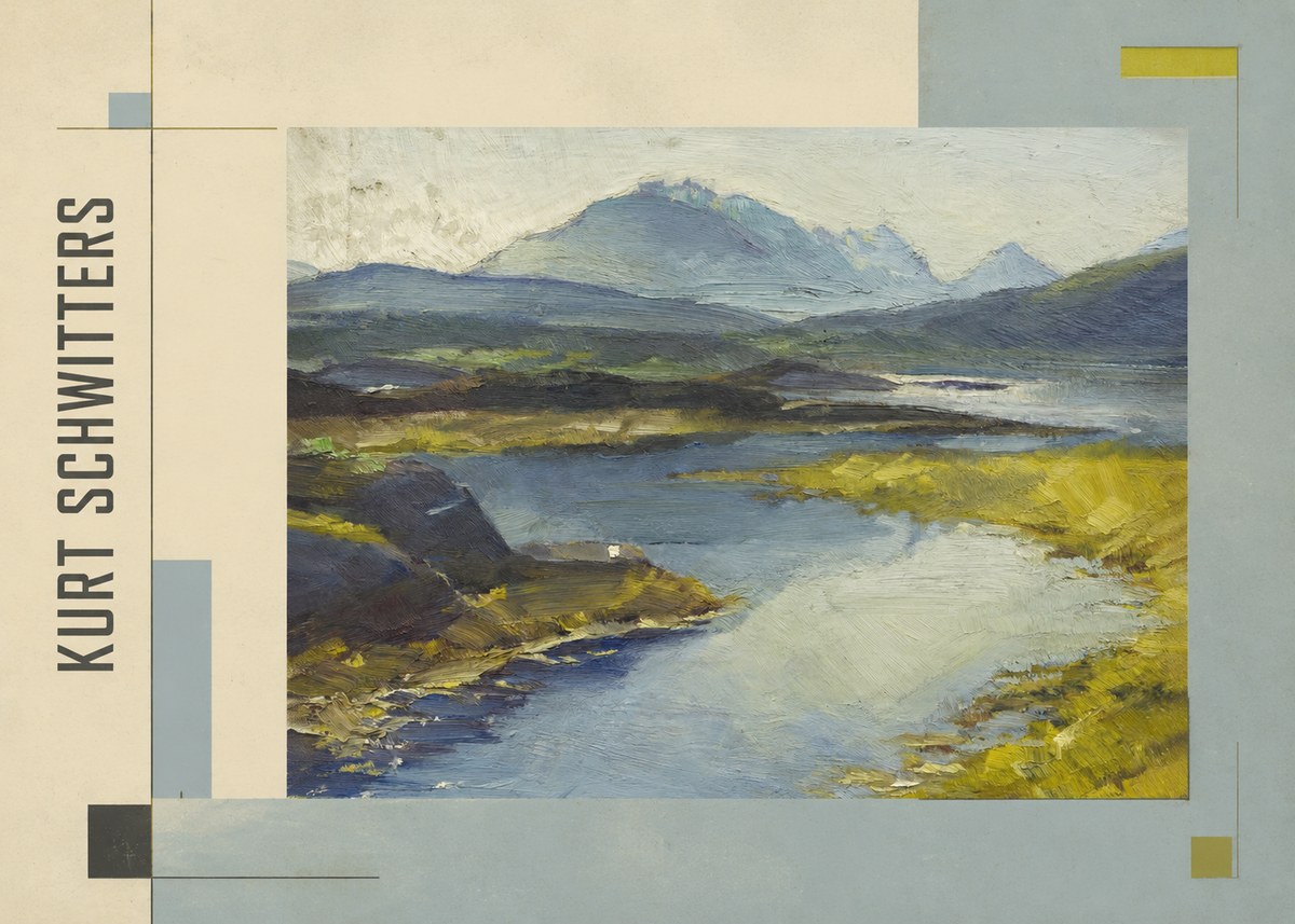 Kurt Schwitters Landschaft No2 - Poszter