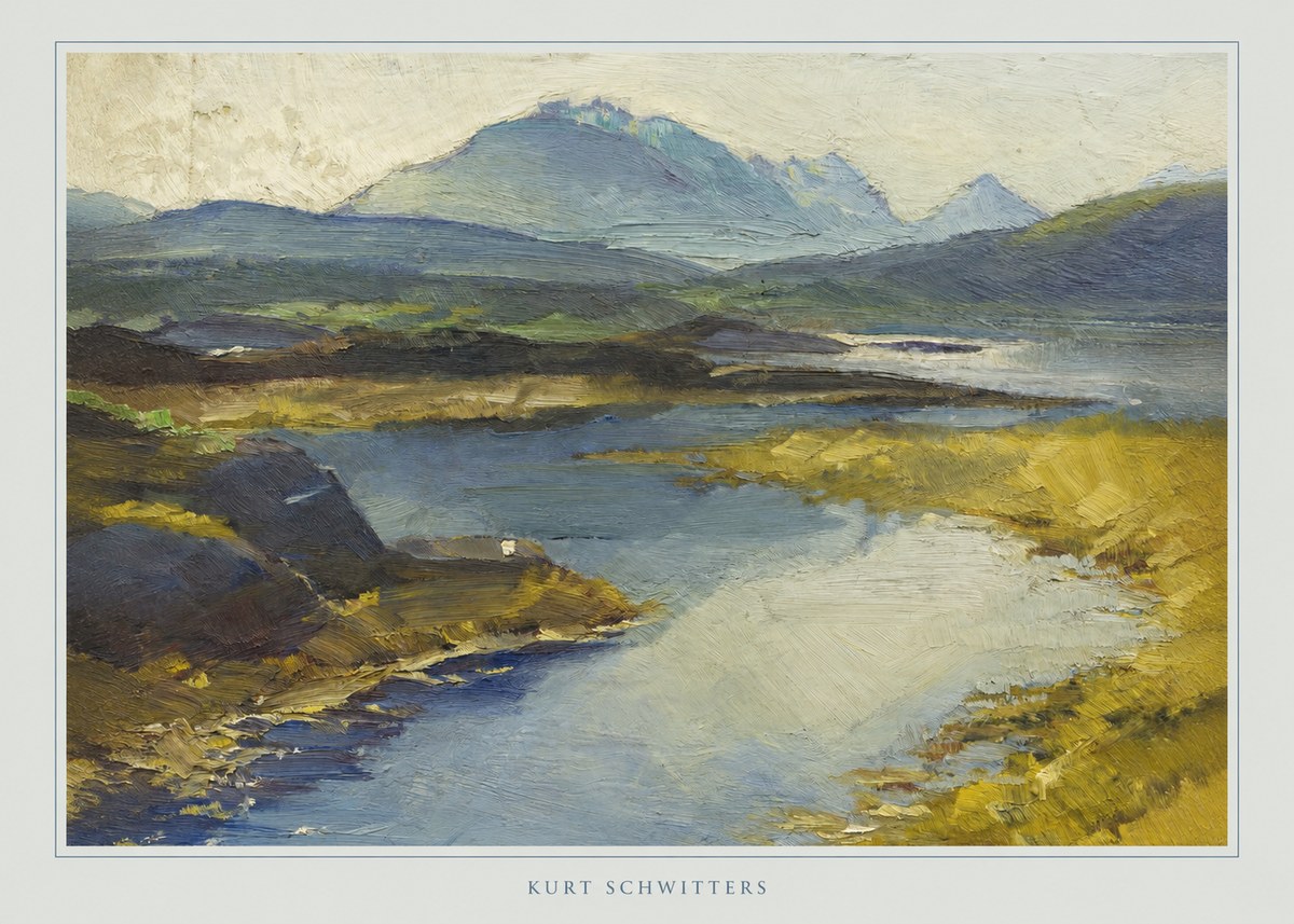 Kurt Schwitters Landschaft No6 - Poszter
