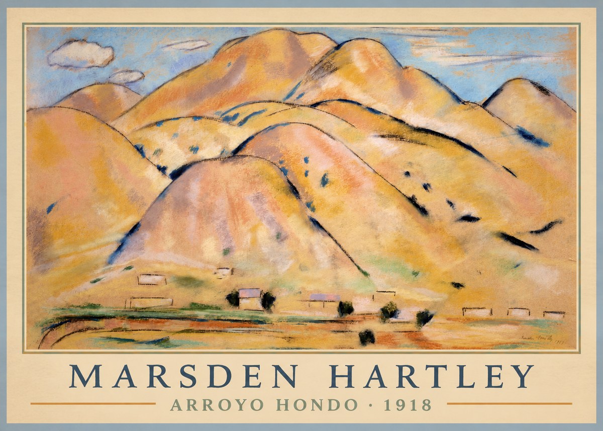 Marsden Hartley Arroyo Hondo No2 - Poszter