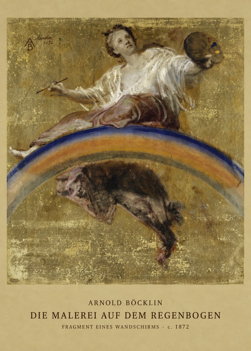 Arnold Böcklin Die Malerei Auf Dem Regenbogen No2 - Poszter