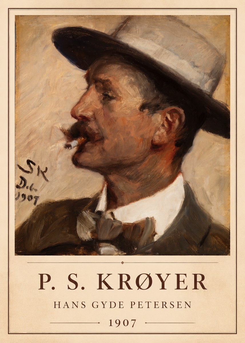 P.S. Krøyer Hans Gyde Petersen No1 - Poszter