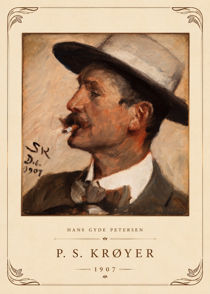 P.S. Krøyer Hans Gyde Petersen No4 - Poszter