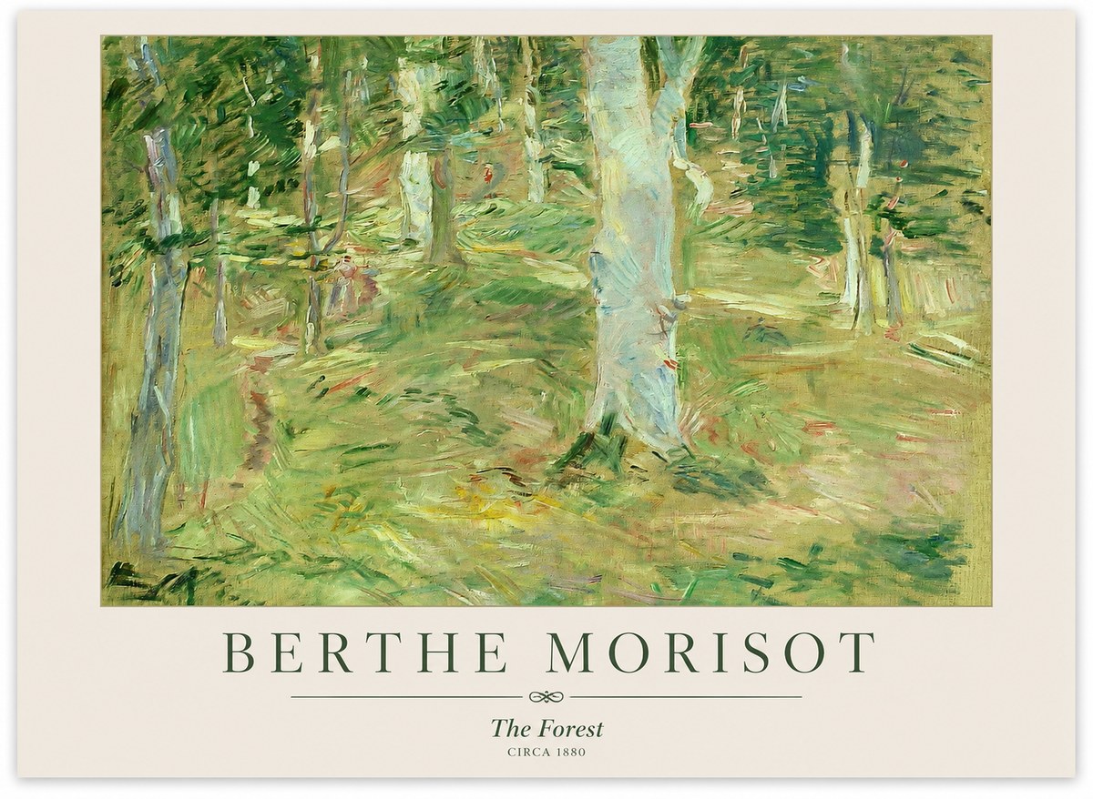Berthe Morisot The Forest No1 - Poszter
