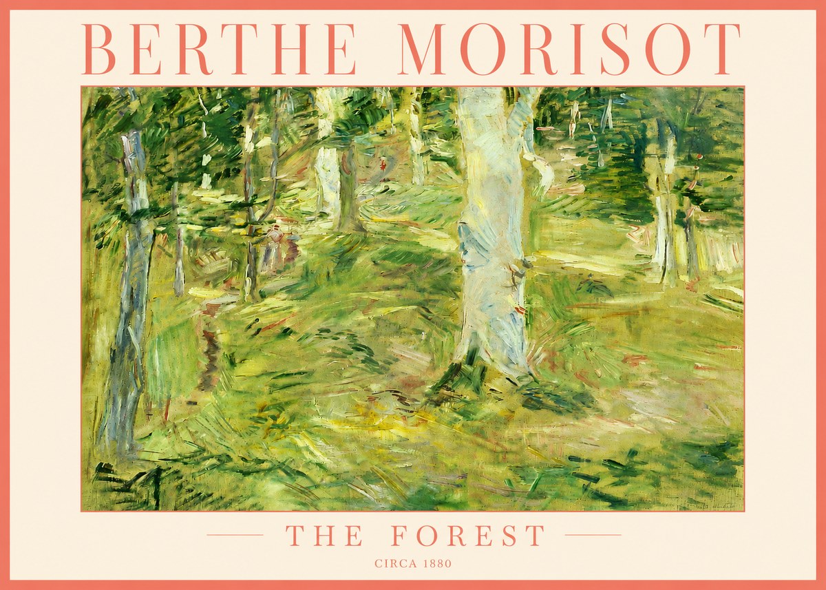 Berthe Morisot The Forest No3 - Poszter