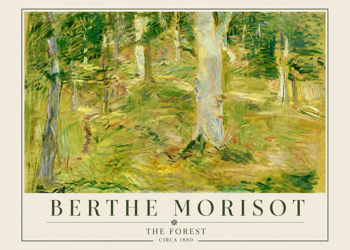 Berthe Morisot The Forest No4 - Poszter
