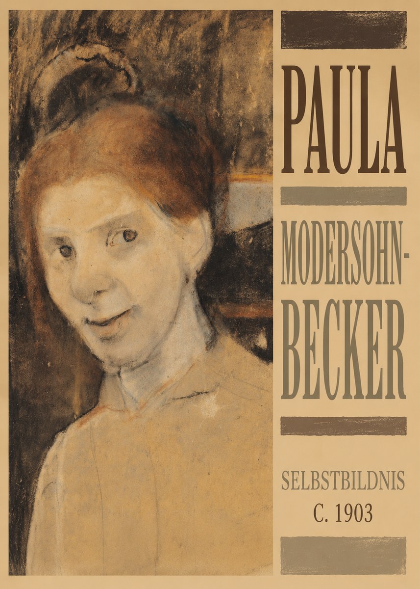 Paula Modersohn-Becker Selbstbildnis No4 - Poszter