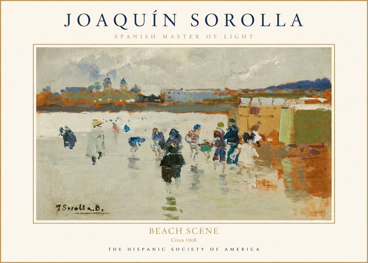 Sorolla Beach Scene No1 - Poszter