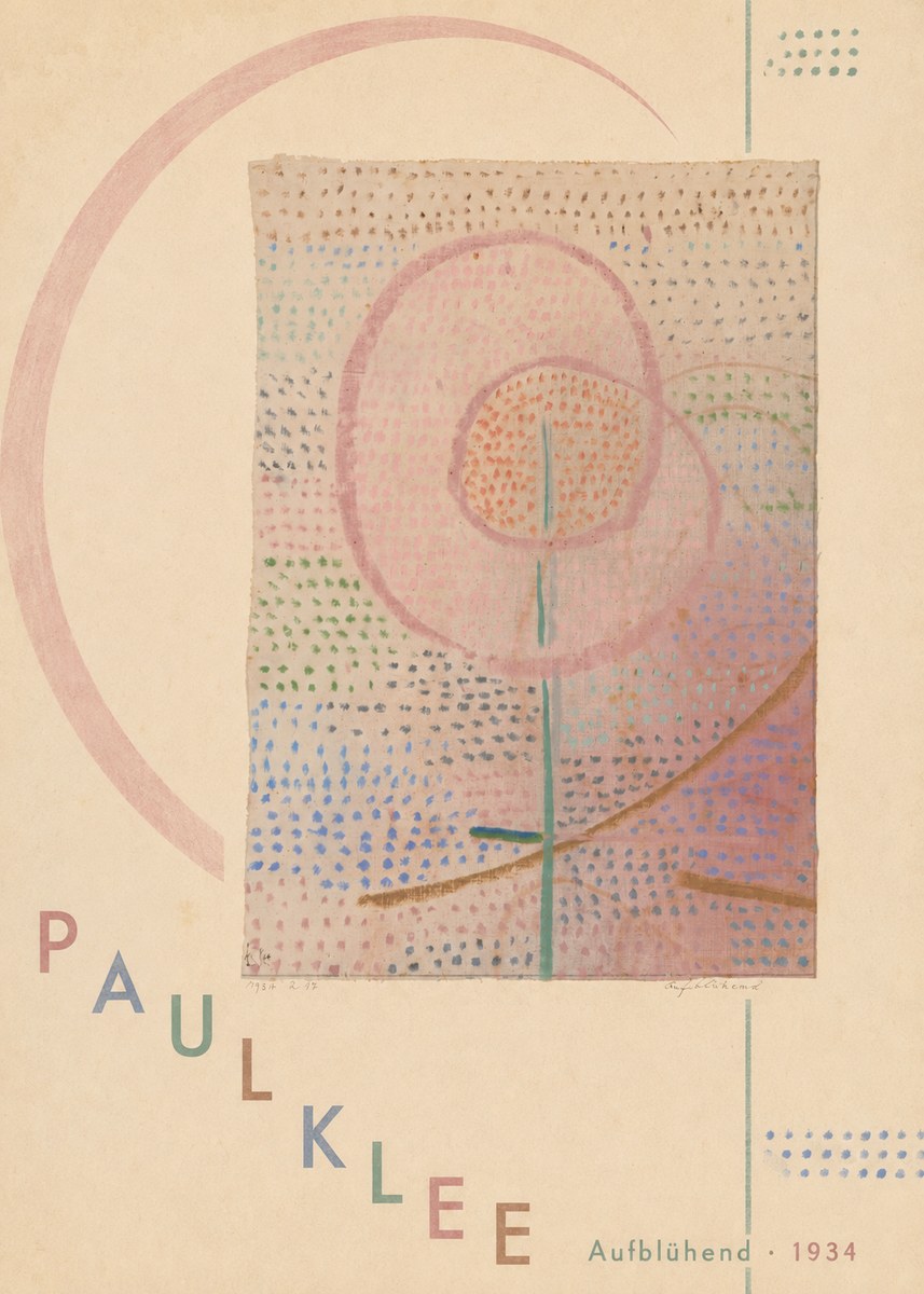 Paul Klee Aufblühend No6 - Poszter