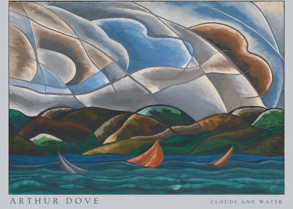 Arthur Dove Clouds and Water No6 - Poszter