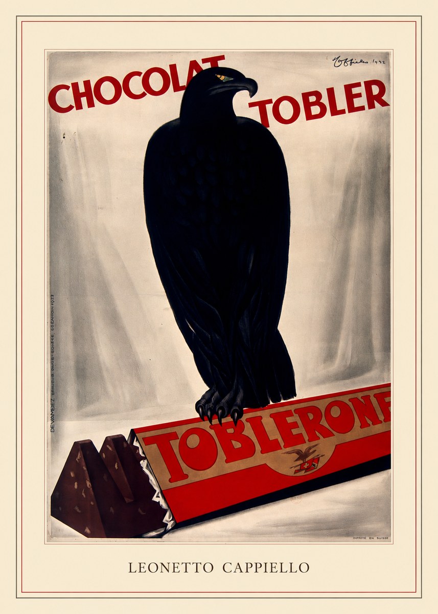 Leonetto Cappiello Chocolat Tobler No4 - Poszter