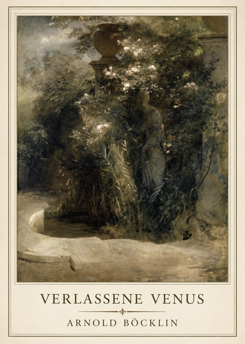 Arnold Böcklin Verlassene Venus No1 - Poszter