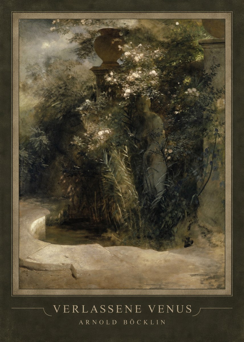 Arnold Böcklin Verlassene Venus No4 - Poszter