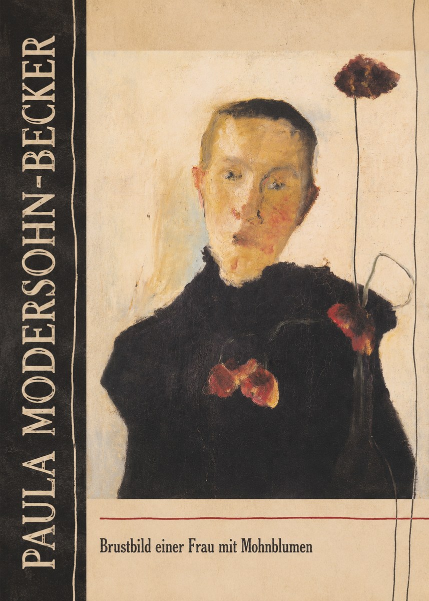 Paula Modersohn-Becker Brustbild Einer Frau Mit Mohnblumen No2 - Poszter
