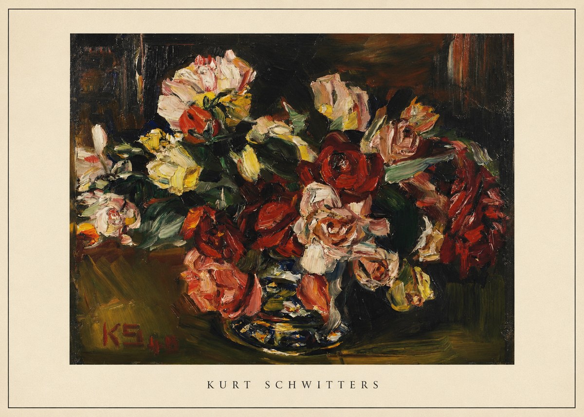 Kurt Schwitters Flower Still Life No4 - Poszter