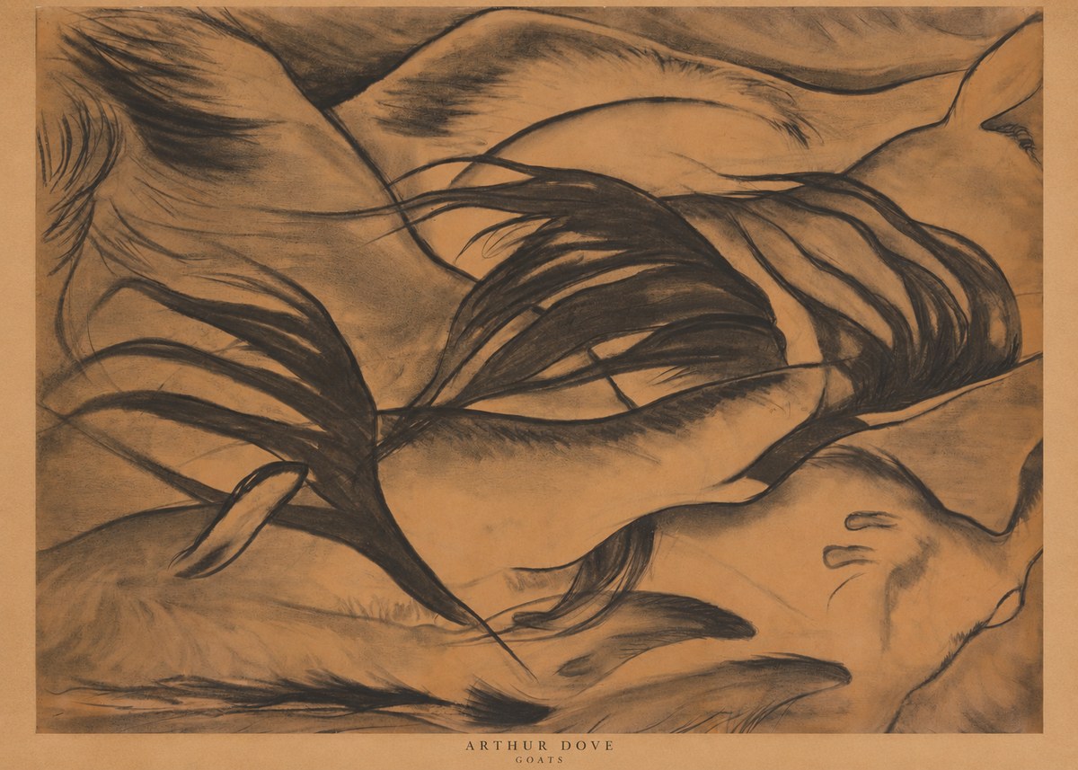 Arthur Dove Goats No6 - Poszter