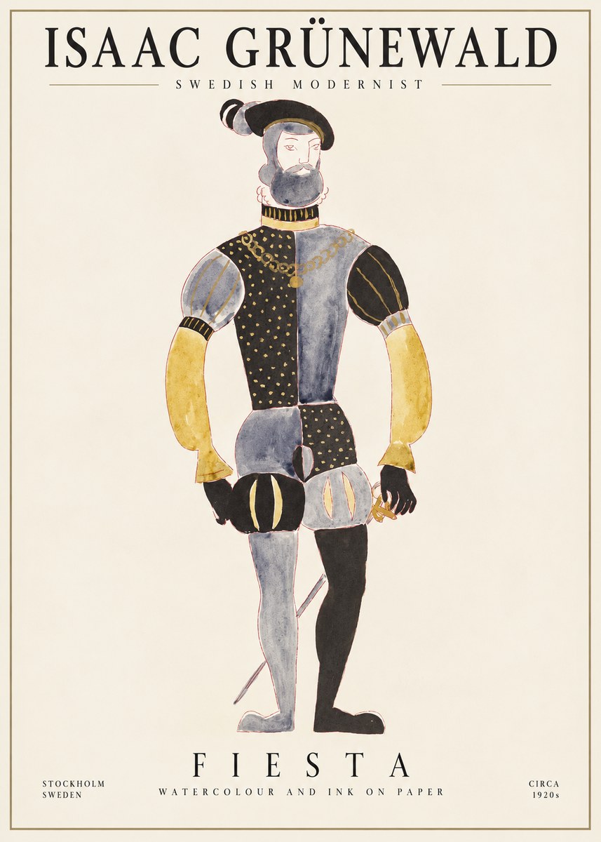 Isaac Grünewald Fiesta No1 - Poszter
