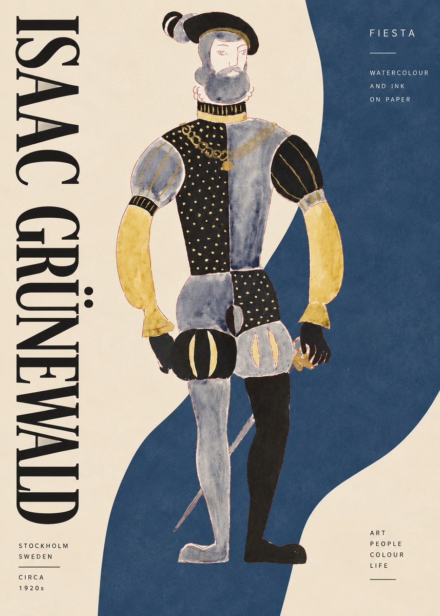 Isaac Grünewald Fiesta No3 - Poszter
