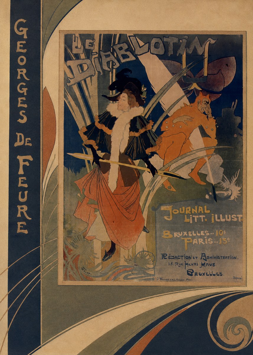 Georges de Feure Le Diablotin III No2 - Poszter