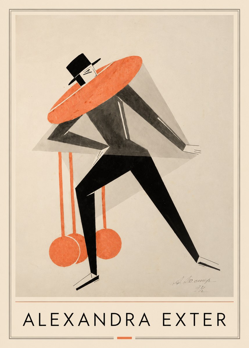 Alexandra Exter Constructivist Figure No1 - Poszter