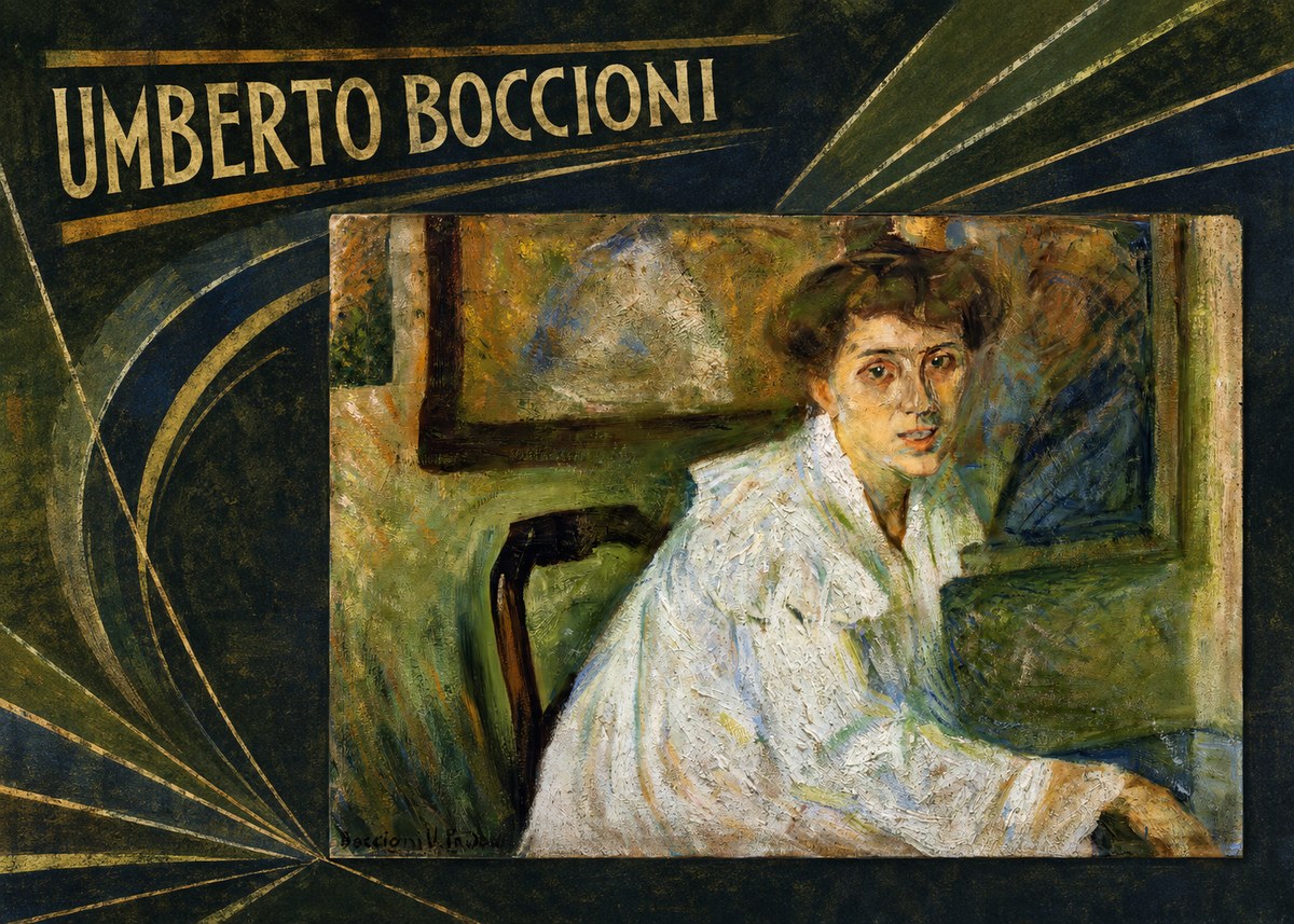 Umberto Boccioni Portrait of the Artist's Mother No5 - Poszter