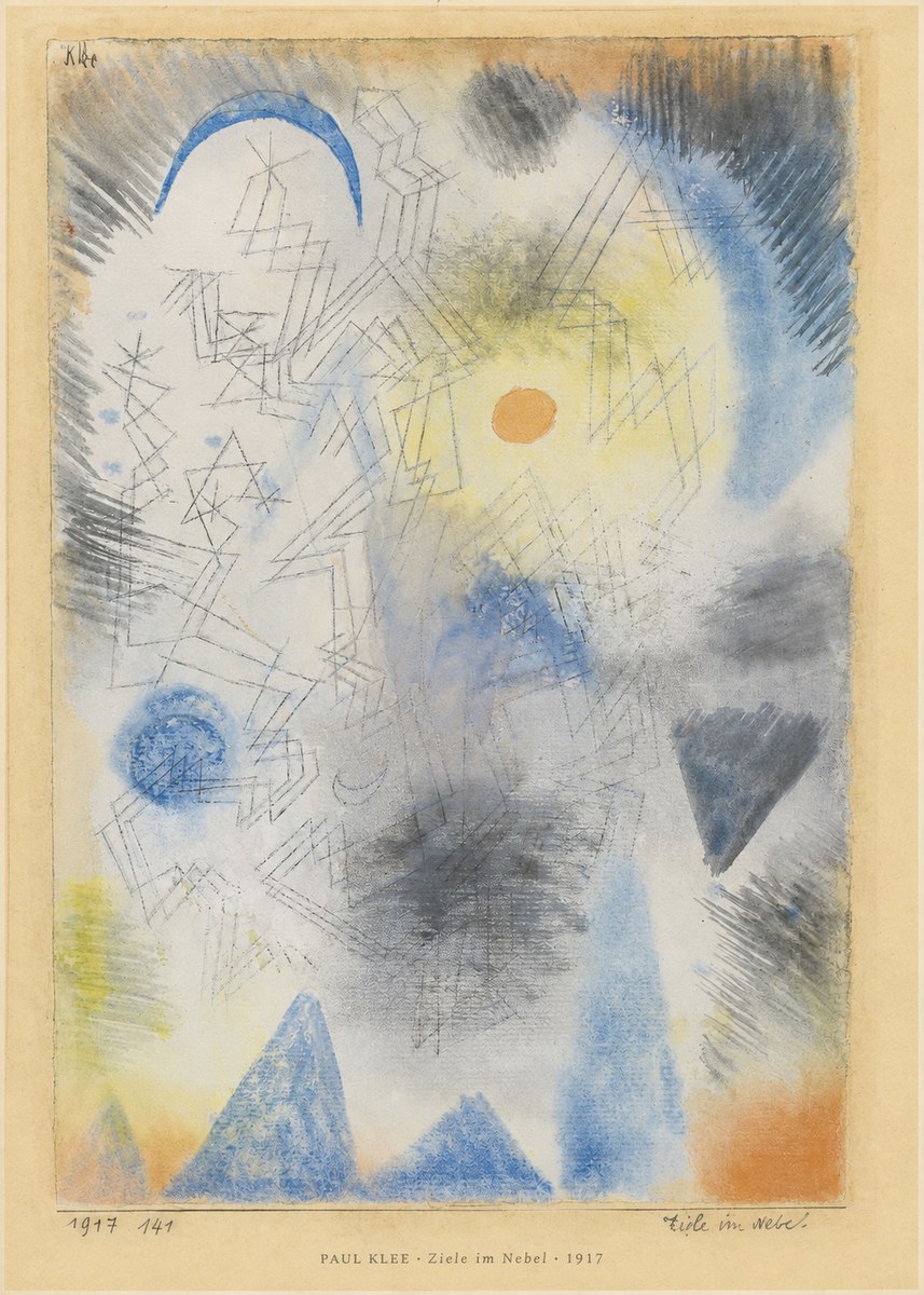 Paul Klee Ziele Im Nebel No5 - Poszter