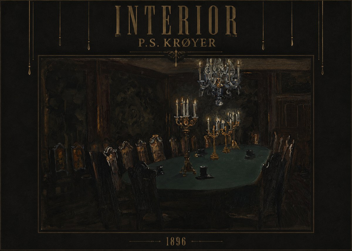 P.S. Krøyer Interior No4 - Poszter
