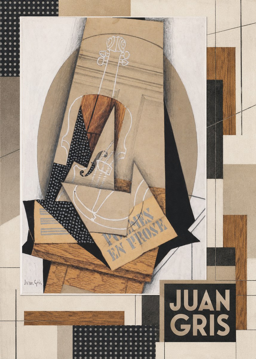 Juan Gris Poèmes En Prose No5 - Poszter