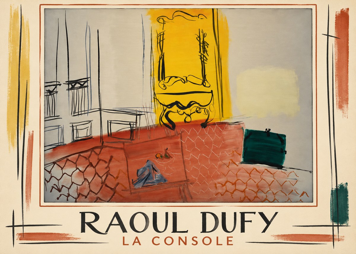 Raoul Dufy La Console No1 - Poszter