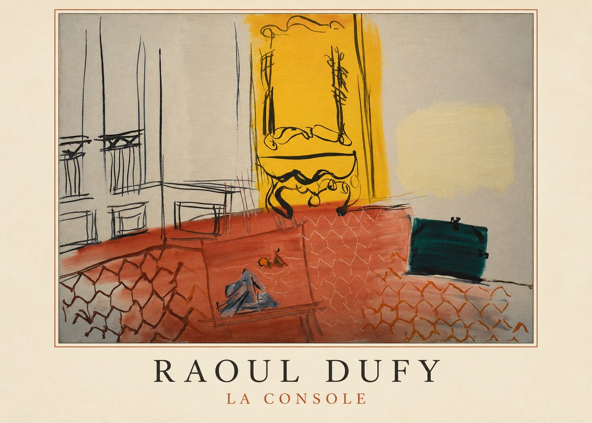 Raoul Dufy La Console No3 - Poszter