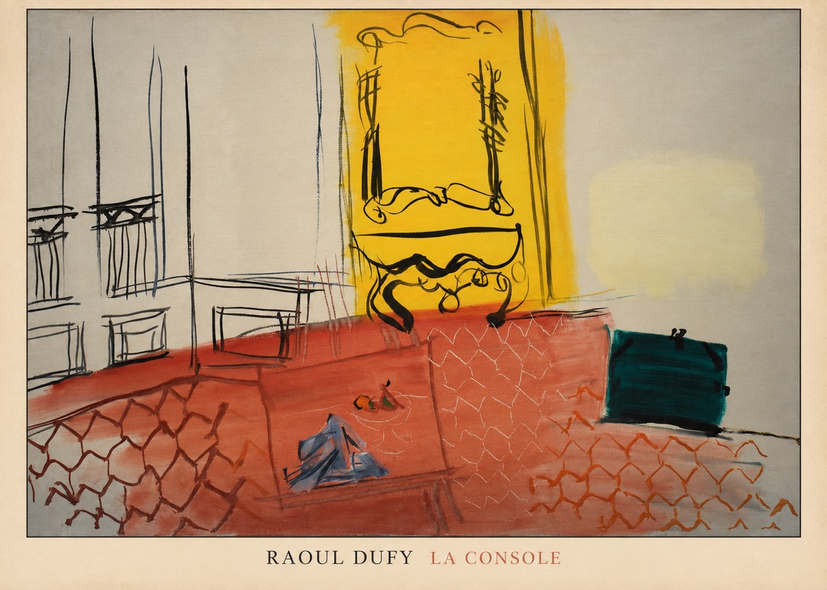 Raoul Dufy La Console No6 - Poszter