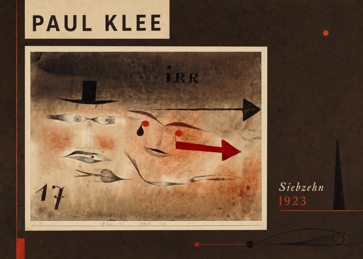 Paul Klee Siebzehn, Irr No2 - Poszter