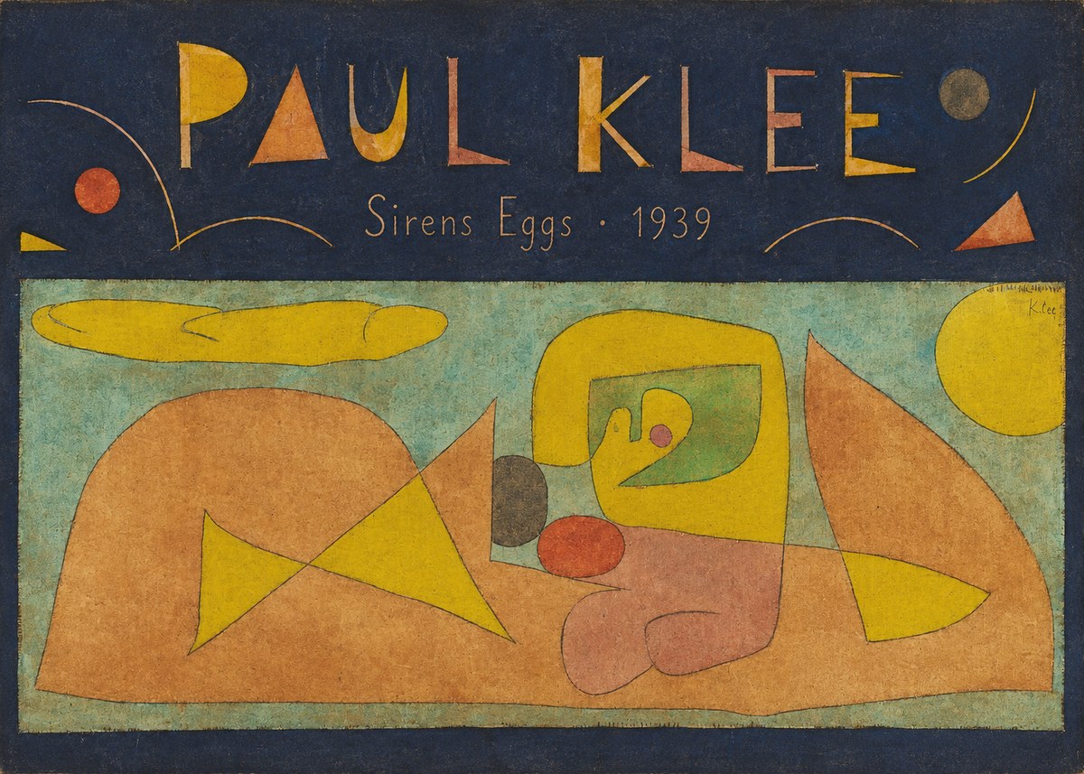 Paul Klee Sirens Eggs No4 - Poszter
