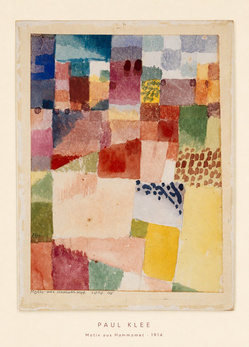 Paul Klee Motiv Aus Hammamet No4 - Poszter