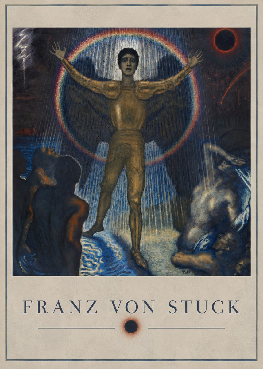 Franz von Stuck Lucifer No2 - Poszter